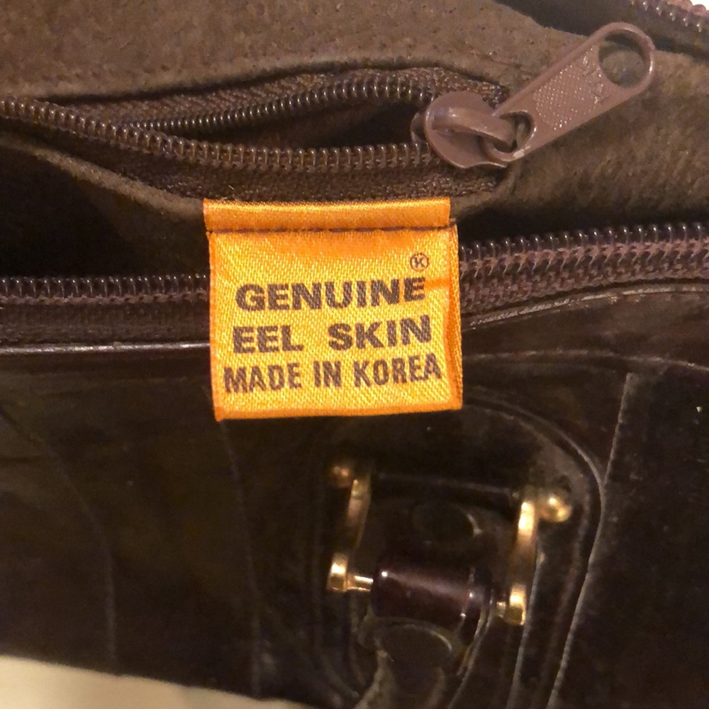😎💕😎 RARE Genuine EEL skin. VINTAGE - Picture 3 of 10